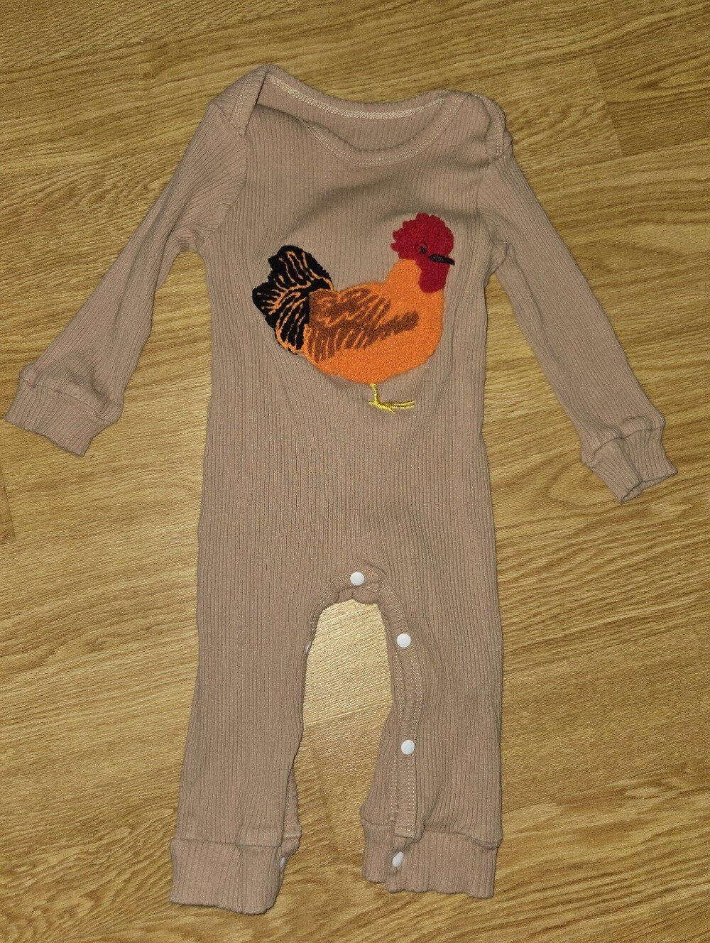 Embroidered Chicken Onsie Comfy Unisex Baby 18 Months